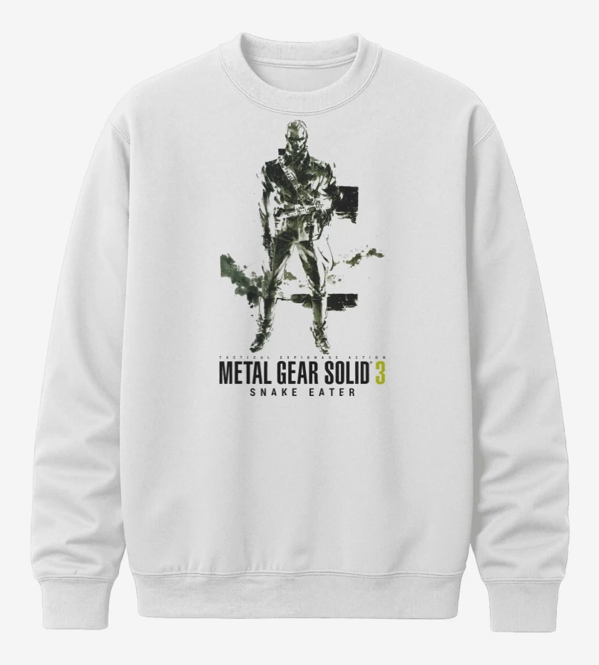 Poleron polo Blanco de Metal Gear Solid 3 Snake Eater Ocelot