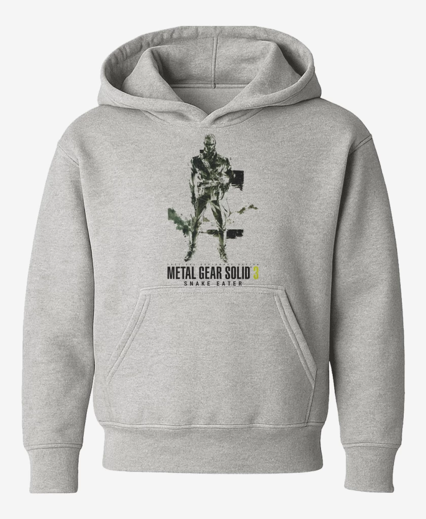 Poleron de niño Gris Melange de Metal Gear Solid 3 Snake Eater Ocelot