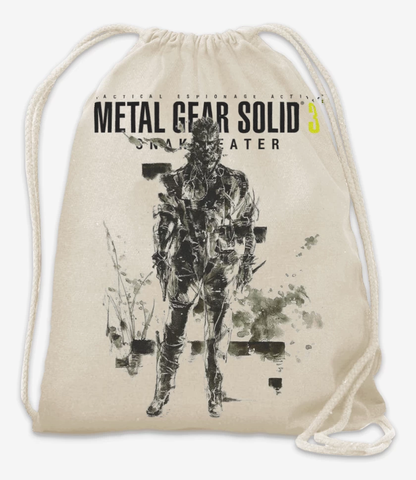 Mochila Blanco de Metal Gear Solid 3 Snake Eater Naked Snake