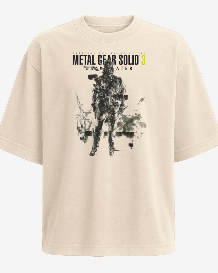 Polera Oversize Metal Gear Solid 3 Snake Eater Naked Snake