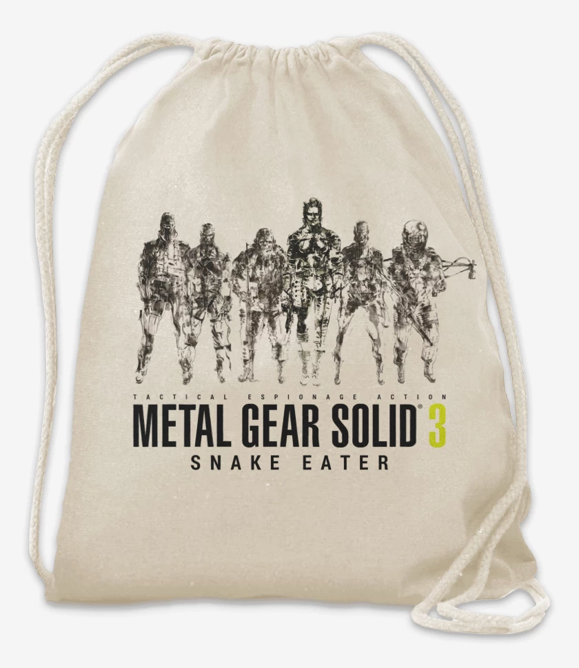 Mochila Blanco de Metal Gear Solid 3 Snake Eater Unidad Cobra