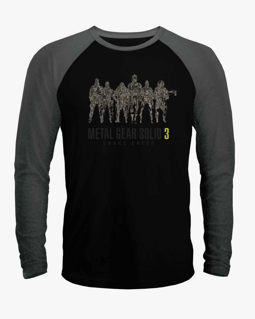 Polera Raglan Metal Gear Solid 3 Snake Eater Unidad Cobra