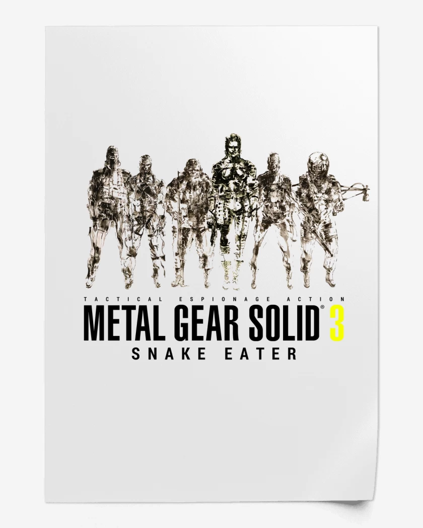Print Metal Gear Solid 3 Snake Eater Unidad Cobra