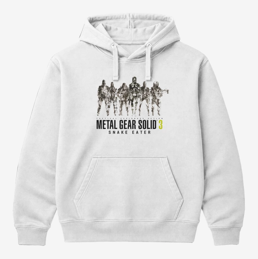 Polerón Canguro Blanco de Metal Gear Solid 3 Snake Eater Unidad Cobra