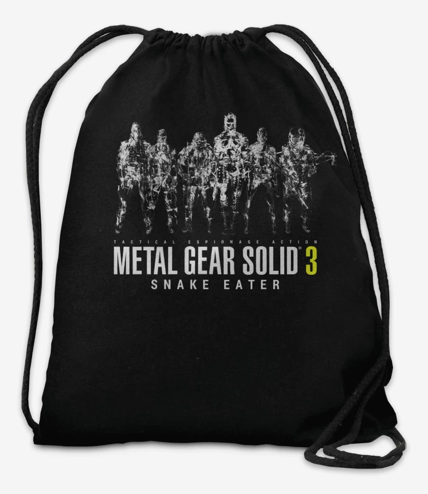 Mochila Negro de Metal Gear Unidad Cobra