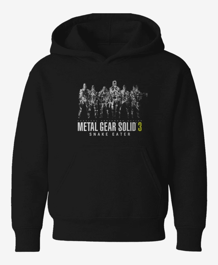 Poleron de niño Negro de Metal Gear Unidad Cobra
