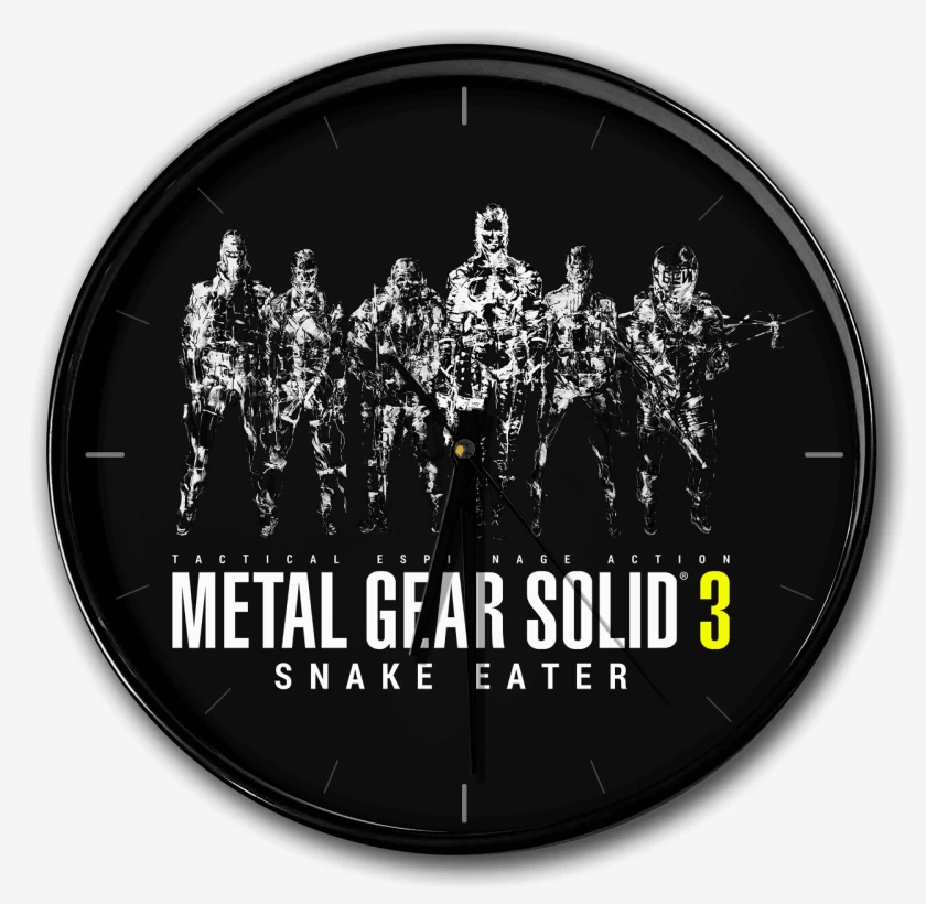 Reloj Negro de Metal Gear Unidad Cobra