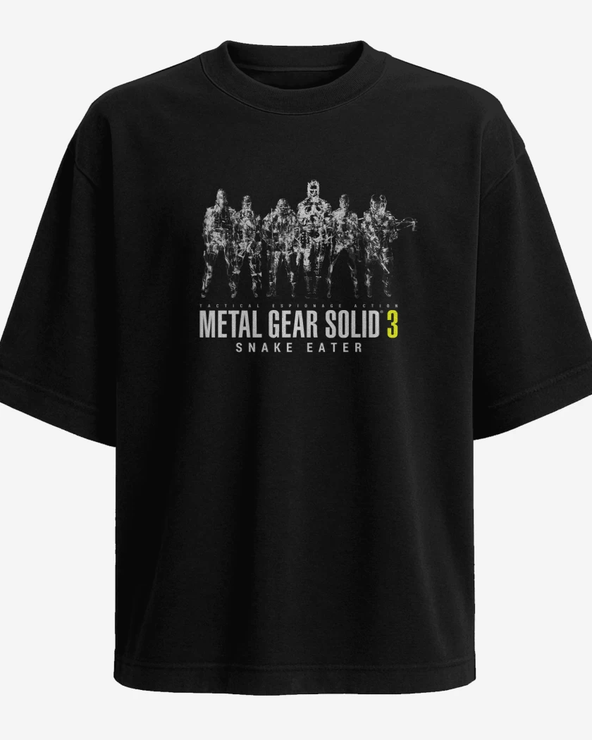 Polera Oversize Metal Gear Unidad Cobra