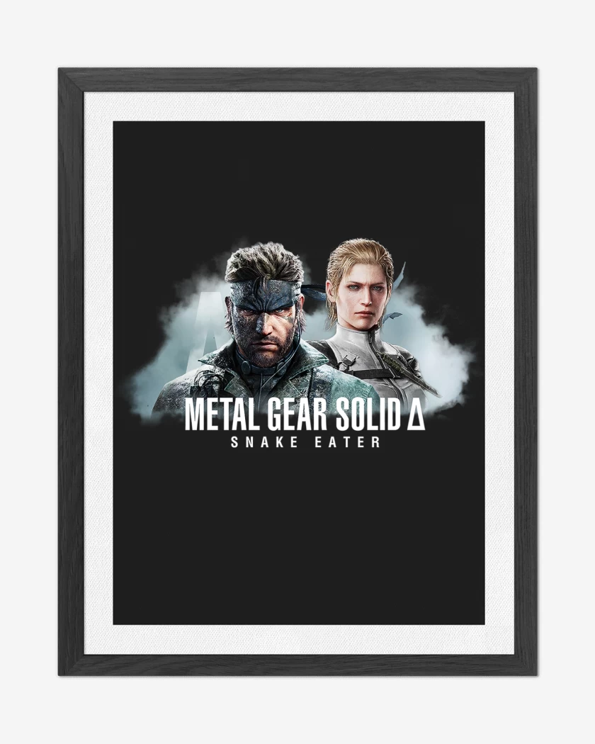 Cuadro decorativo Negro de Metal Gear Solid Delta Snake Eater