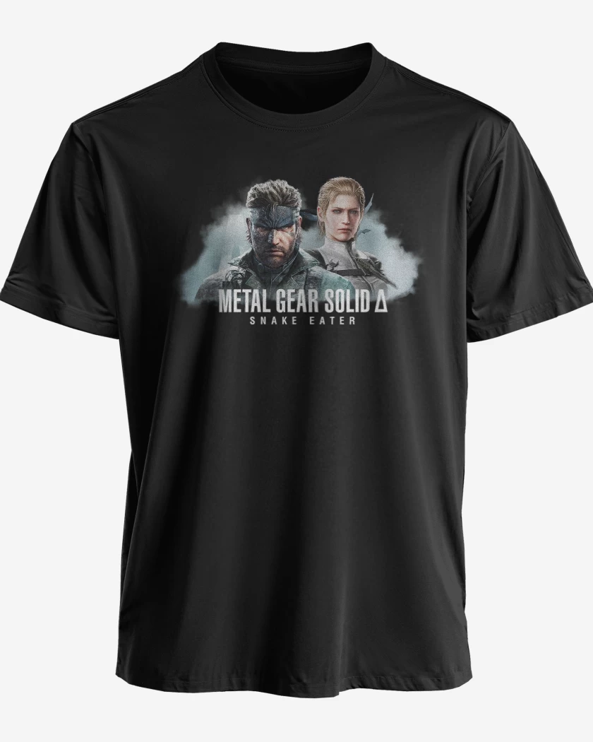 Polera premium Negro de Metal Gear Solid Delta Snake Eater