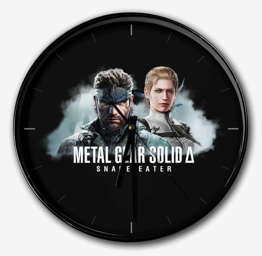 Reloj Negro de Metal Gear Solid Delta Snake Eater