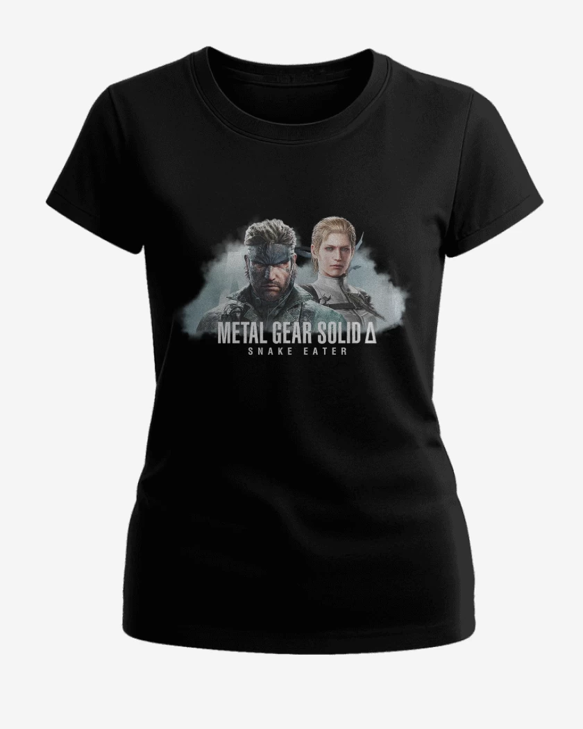 Polera de Mujer Negro de Metal Gear Solid Delta Snake Eater