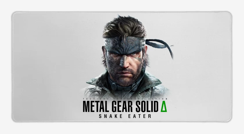 Mouse pad Gamer Blanco de Metal Gear Solid Delta Snake