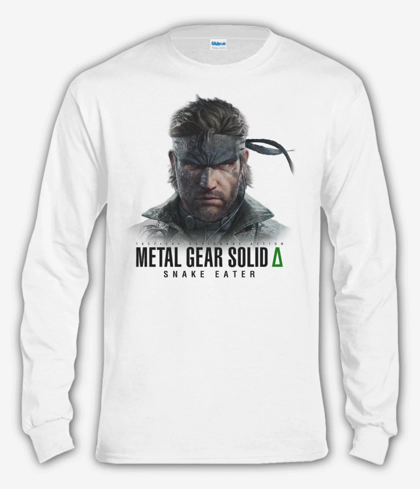Polera manga larga Blanco de Metal Gear Solid Delta Snake