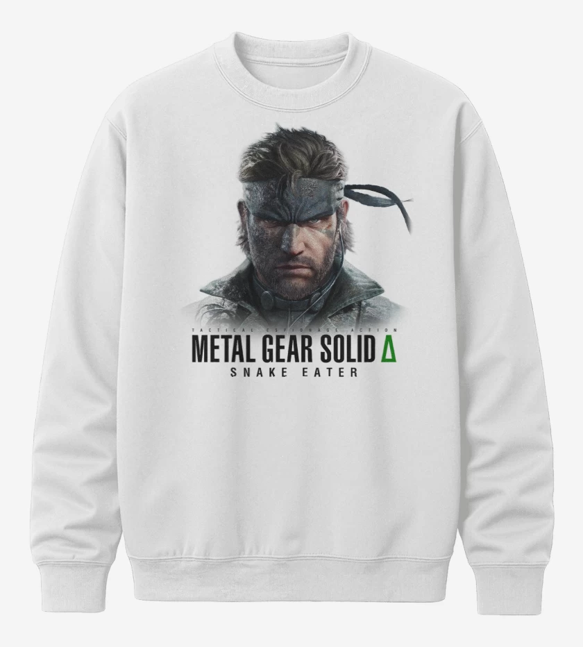 Poleron polo Blanco de Metal Gear Solid Delta Snake