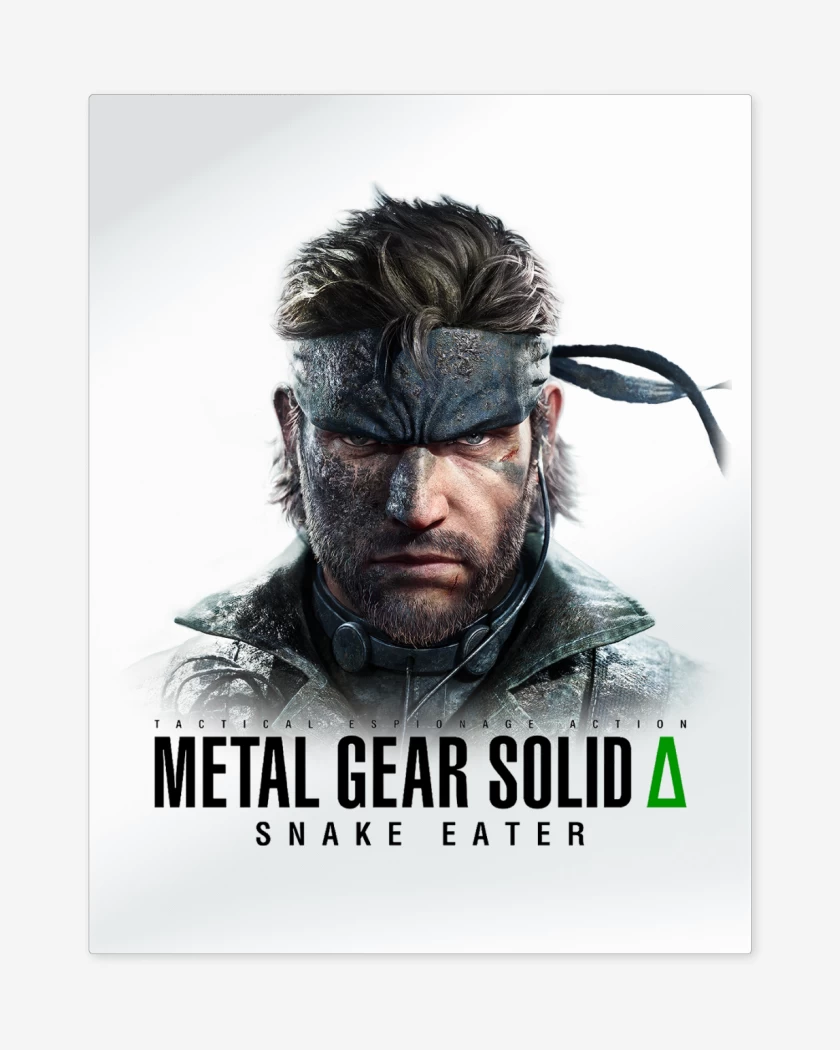 Print metalico Blanco de Metal Gear Solid Delta Snake