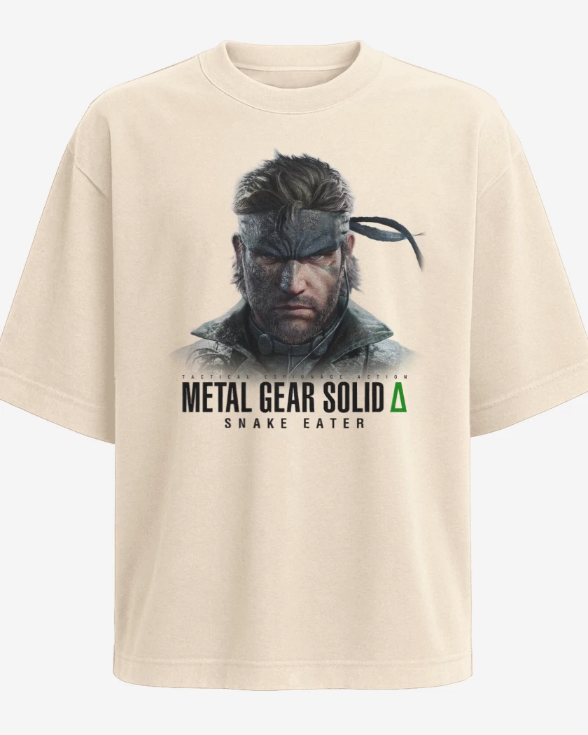 Polera Oversize Metal Gear Solid Delta Snake