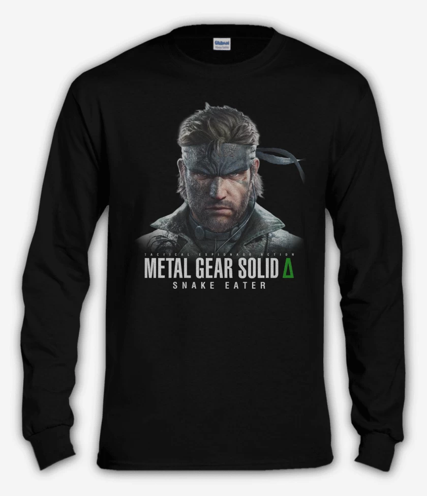 Polera manga larga Negro de Metal Gear Solid Delta Naked Snake