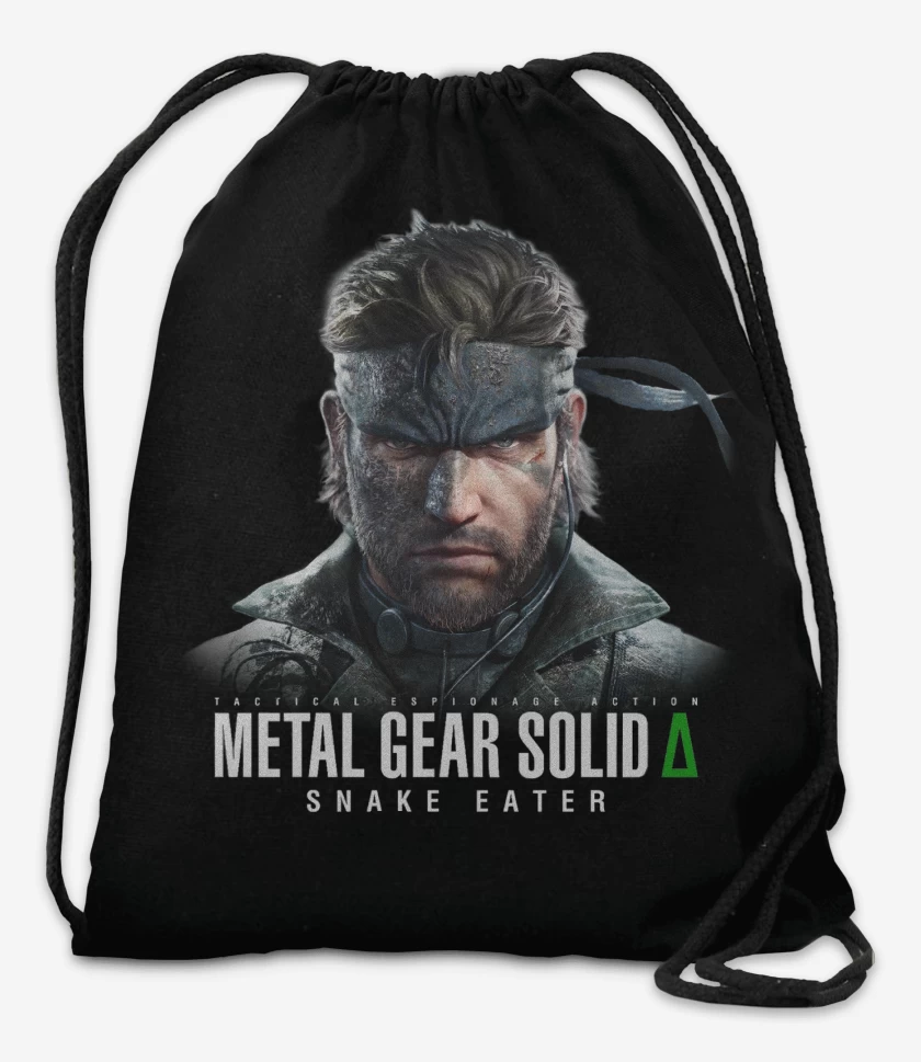 Mochila Negro de Metal Gear Solid Delta Naked Snake
