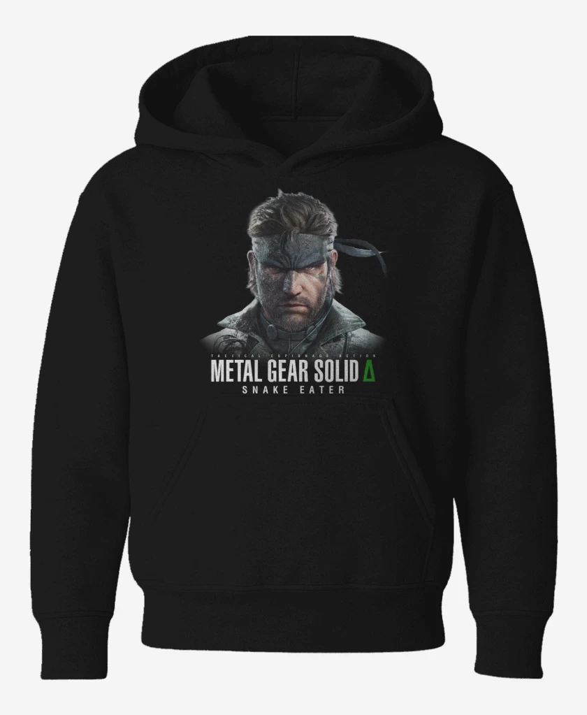 Poleron de niño Negro de Metal Gear Solid Delta Naked Snake