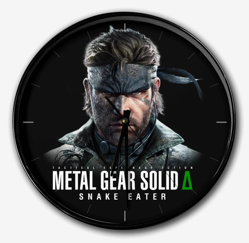 Reloj Negro de Metal Gear Solid Delta Naked Snake