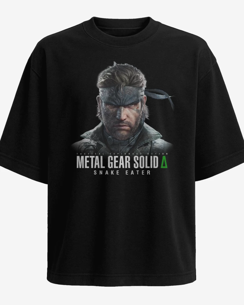 Polera Oversize Metal Gear Solid Delta Naked Snake