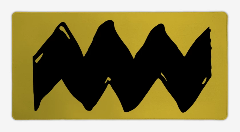 Mouse pad Gamer Amarillo de Charlie Brown