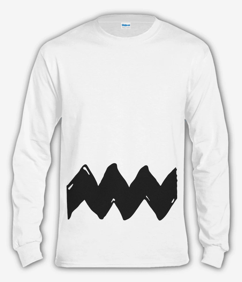 Polera manga larga Blanco de Charlie Brown