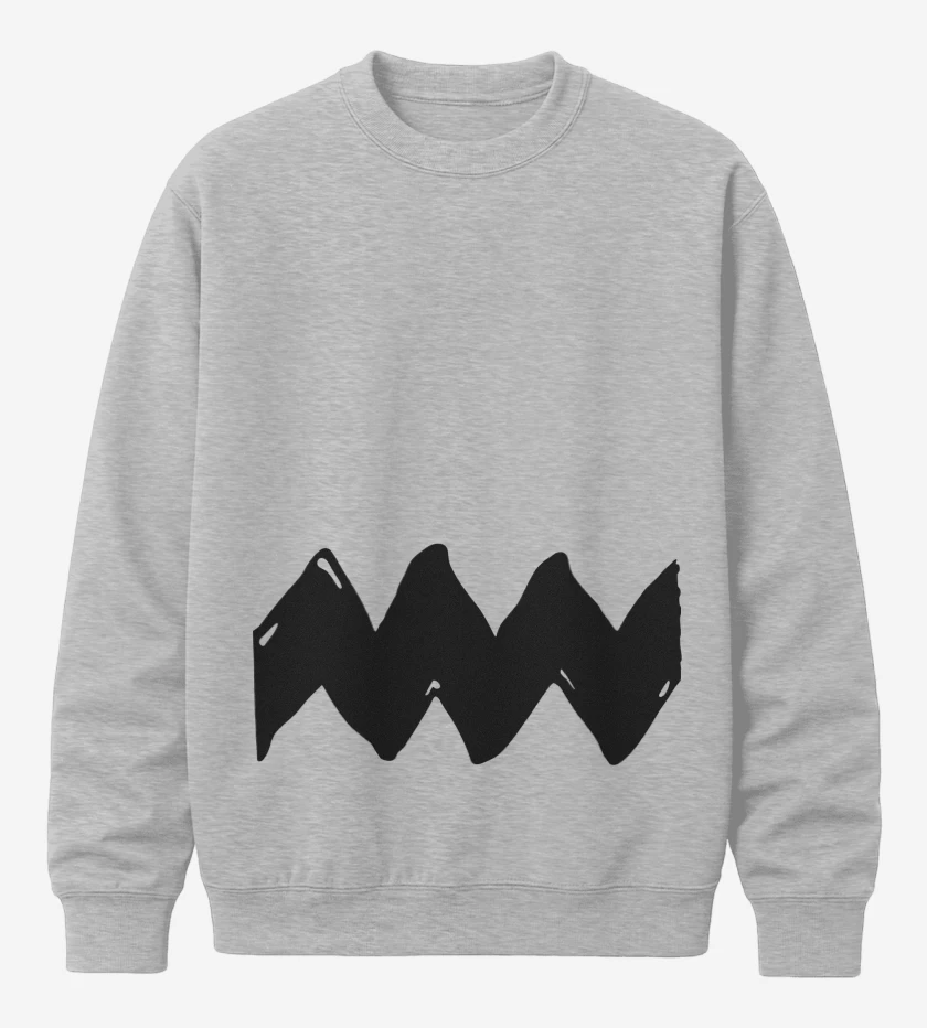 Poleron polo Gris Melange de Charlie Brown