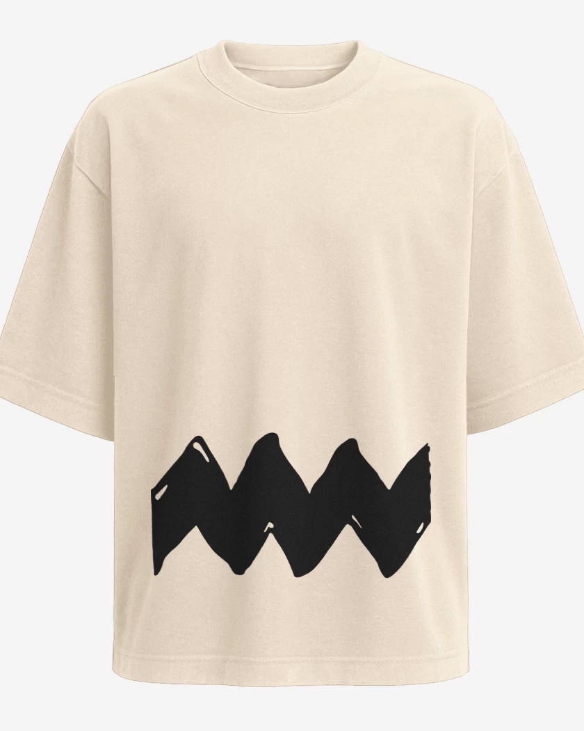 Polera Oversize Beige de Charlie Brown
