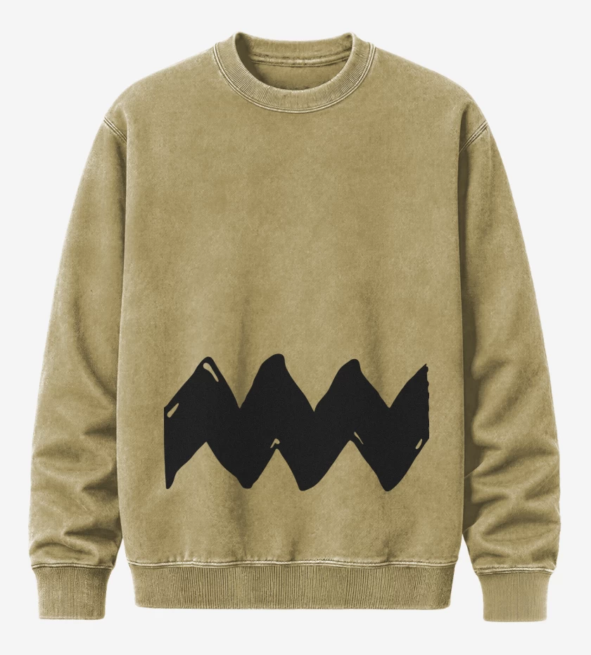 Poleron Polo Acid Wash Beige de Charlie Brown