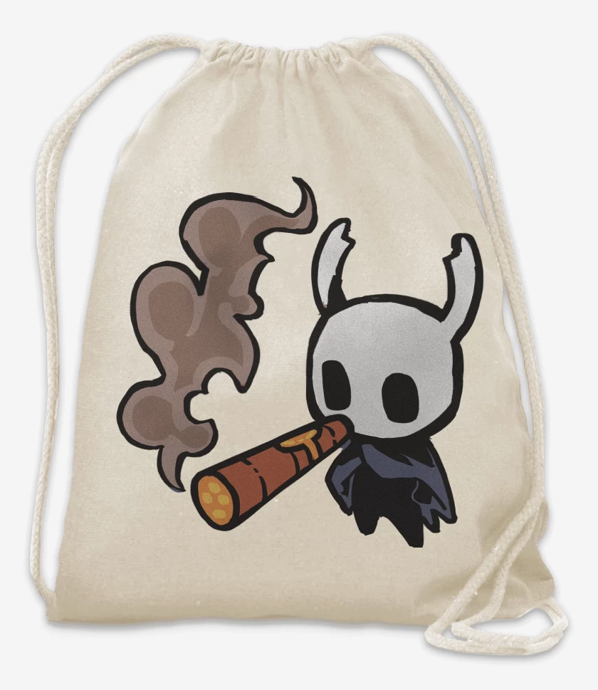 Mochila Blanco de Hollow Knight tabaquito