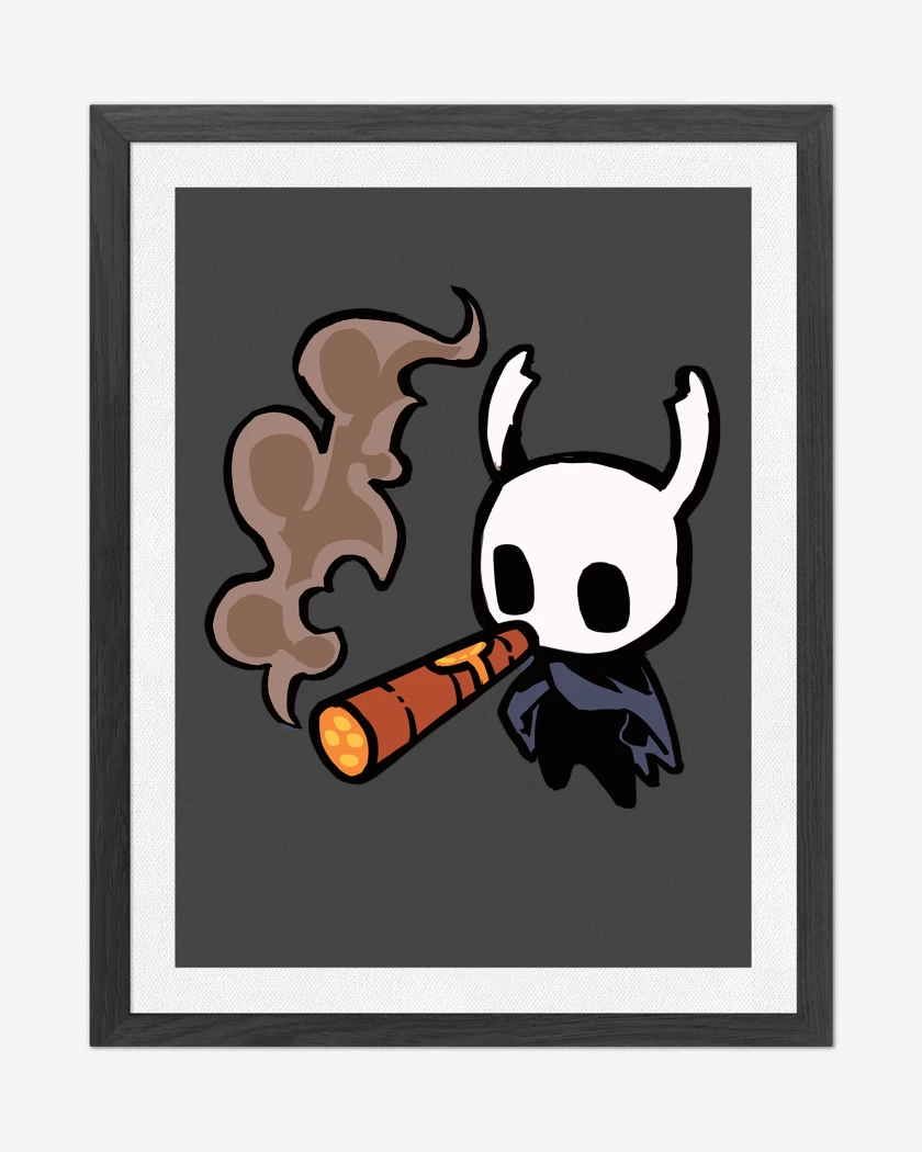 Cuadro decorativo Carbon de Hollow Knight tabaquito