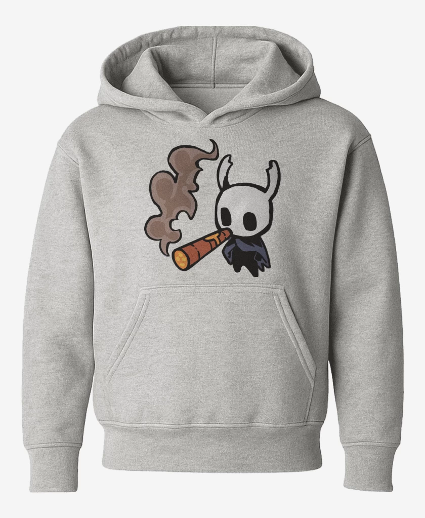 Poleron de niño Gris Melange de Hollow Knight tabaquito