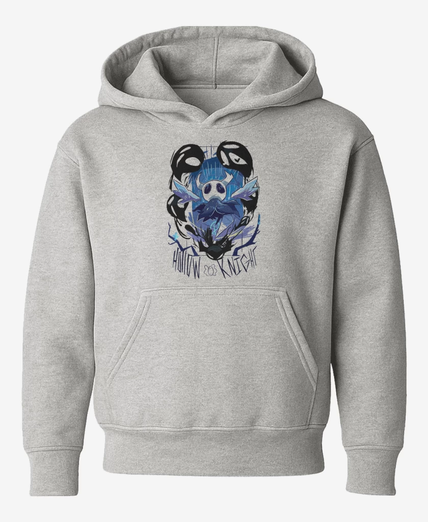 Poleron de niño Gris Melange de Hollow Knight W
