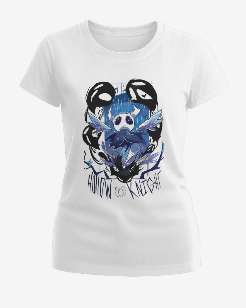 Polera de Mujer Blanco de Hollow Knight W