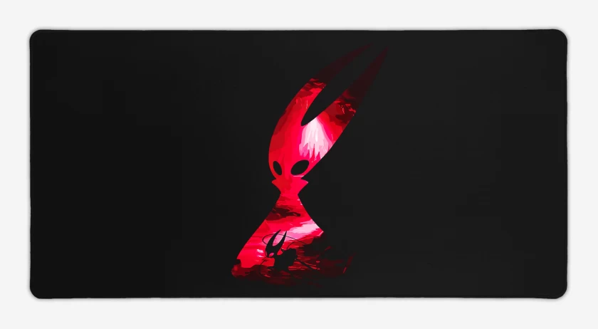 Mouse pad Gamer Negro de Silksong Hornet