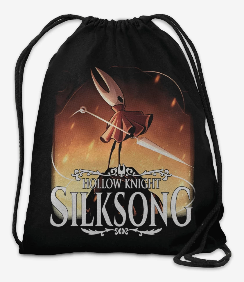 Mochila Negro de Hollow Knight Hornet 