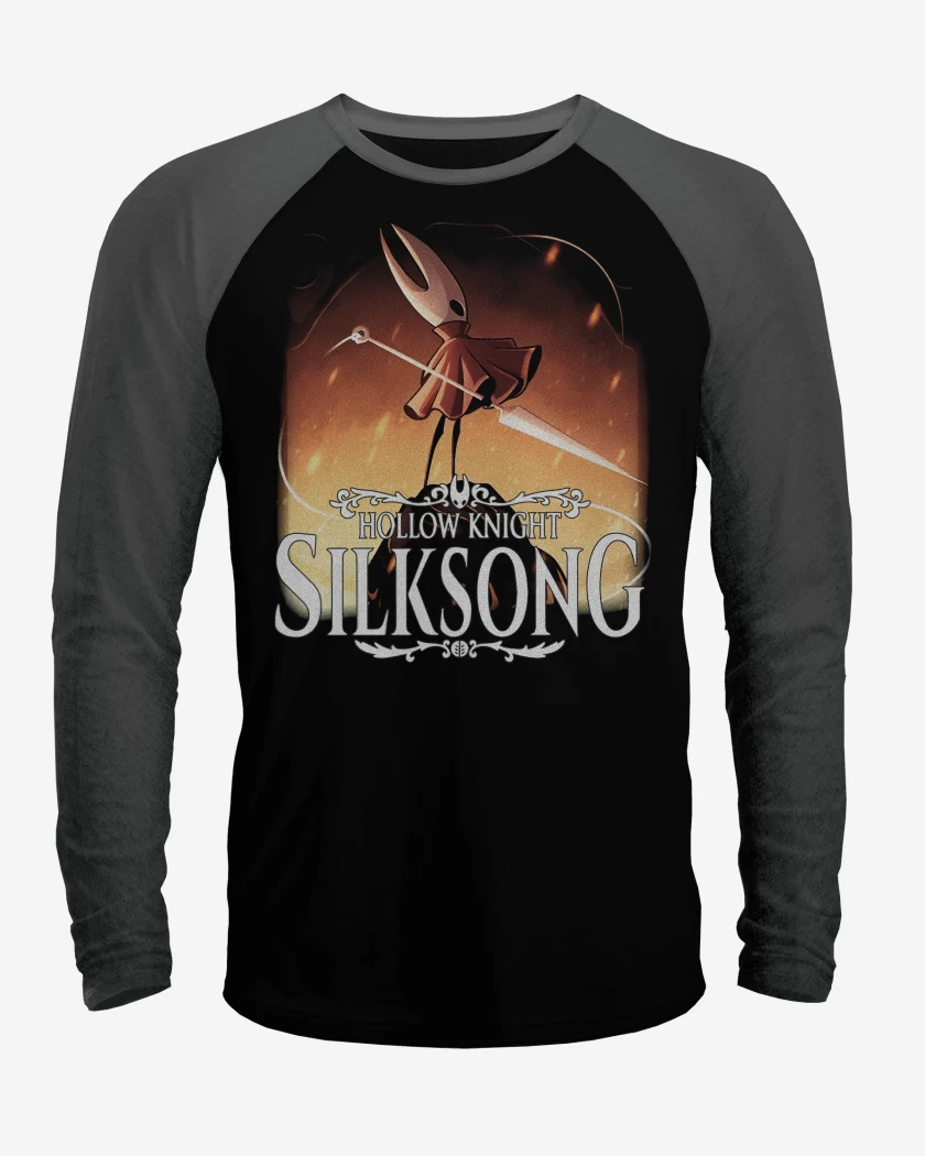 Polera Raglan Hollow Knight Hornet 