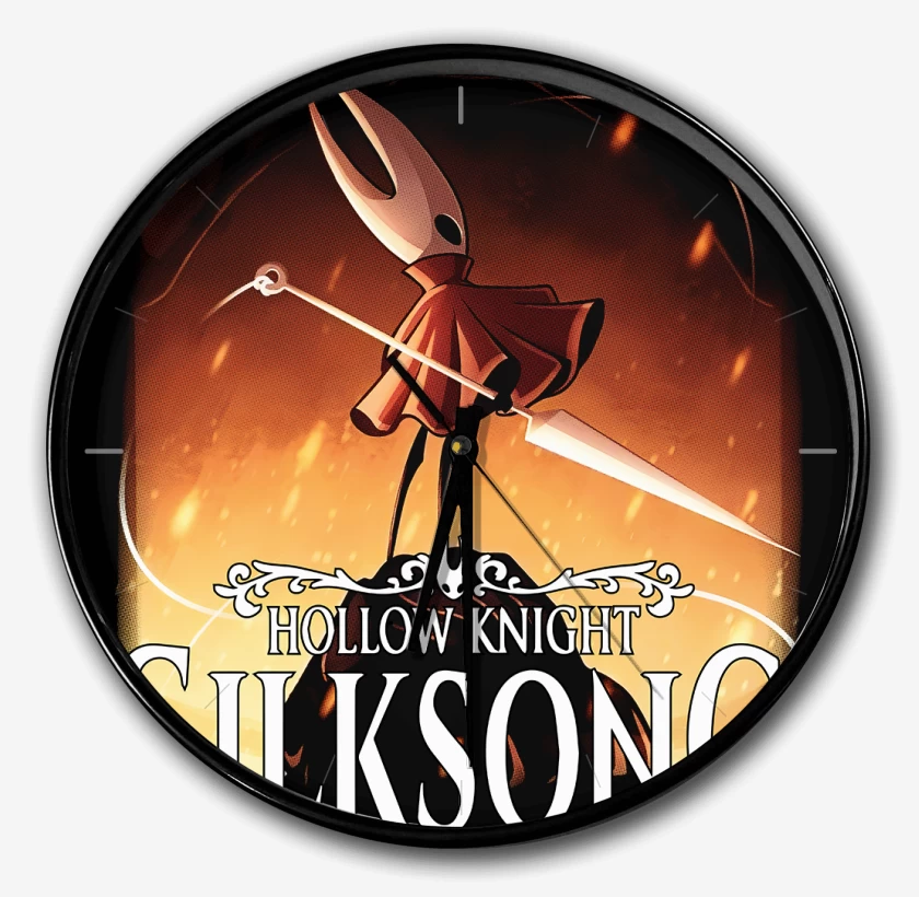 Reloj Negro de Hollow Knight Hornet 