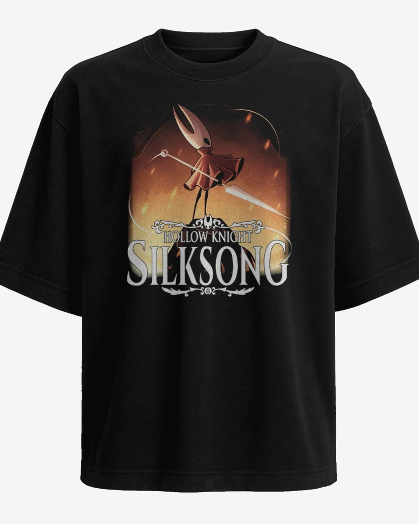 Polera Oversize Hollow Knight Hornet 