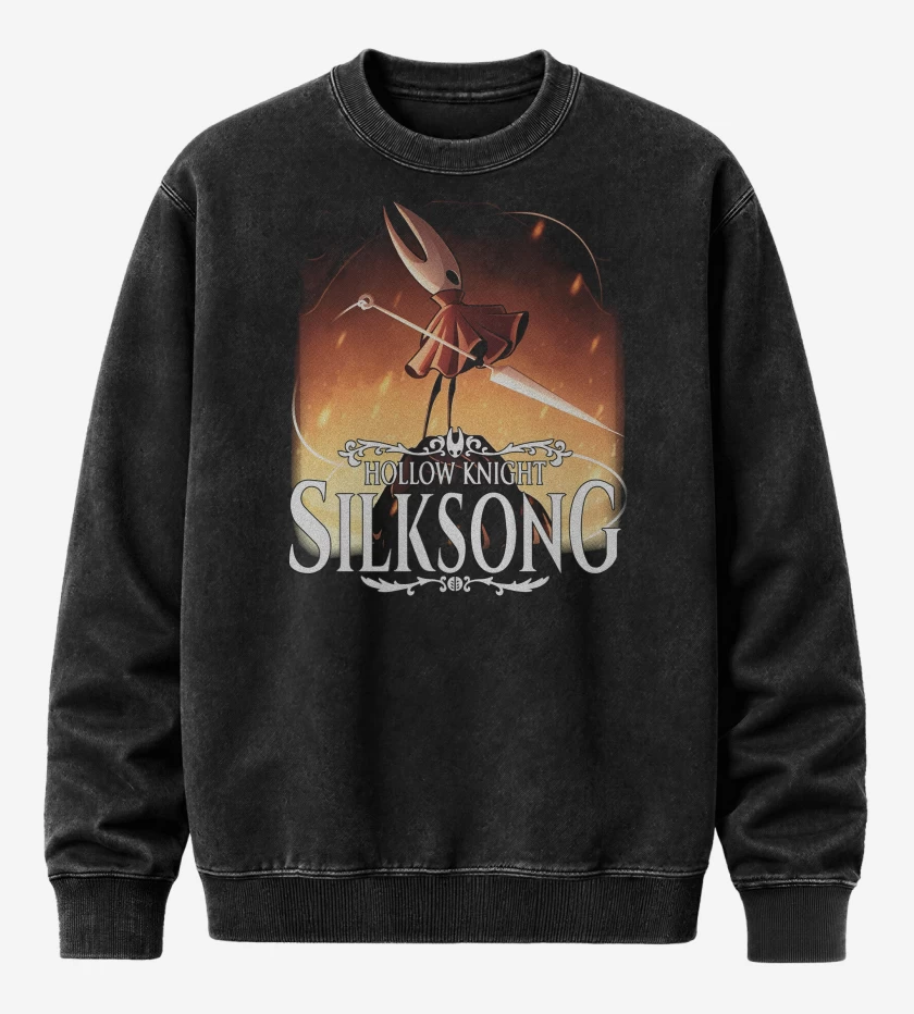 Poleron Polo Acid Wash Hollow Knight Hornet 