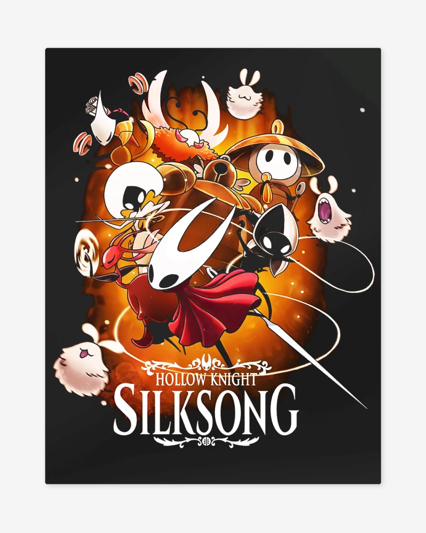 Print metalico Hollow Knight Silksong