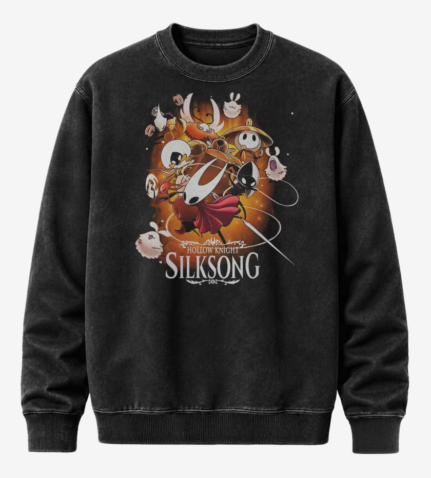 Poleron Polo Acid Wash Hollow Knight Silksong