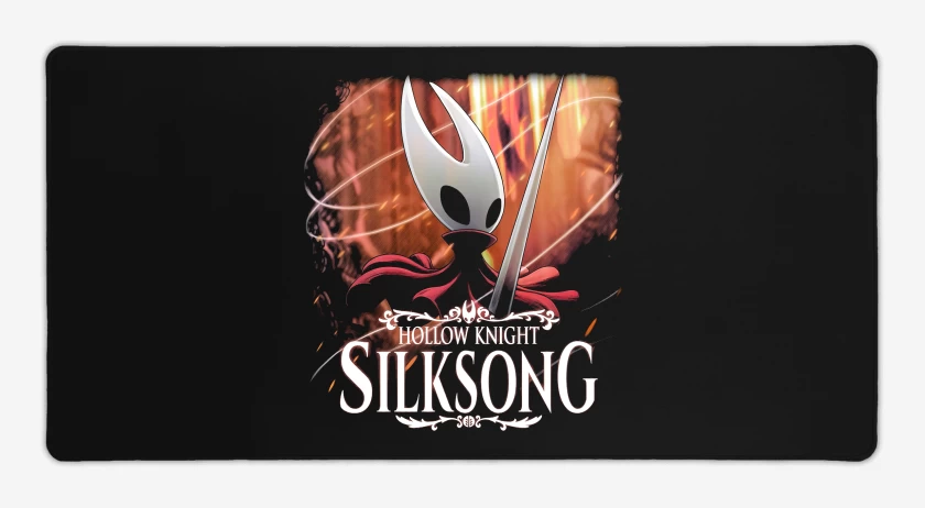 Mouse pad Gamer Negro de Silksong