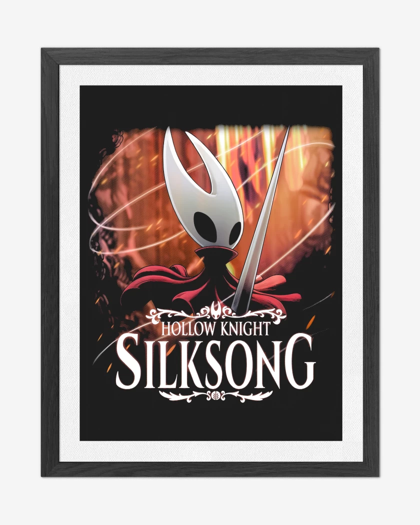 Cuadro decorativo Negro de Silksong