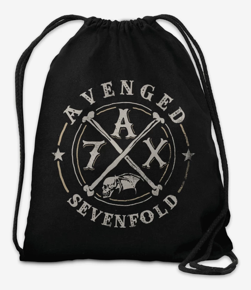 Mochila Negro de Avenged Sevenfold A7X