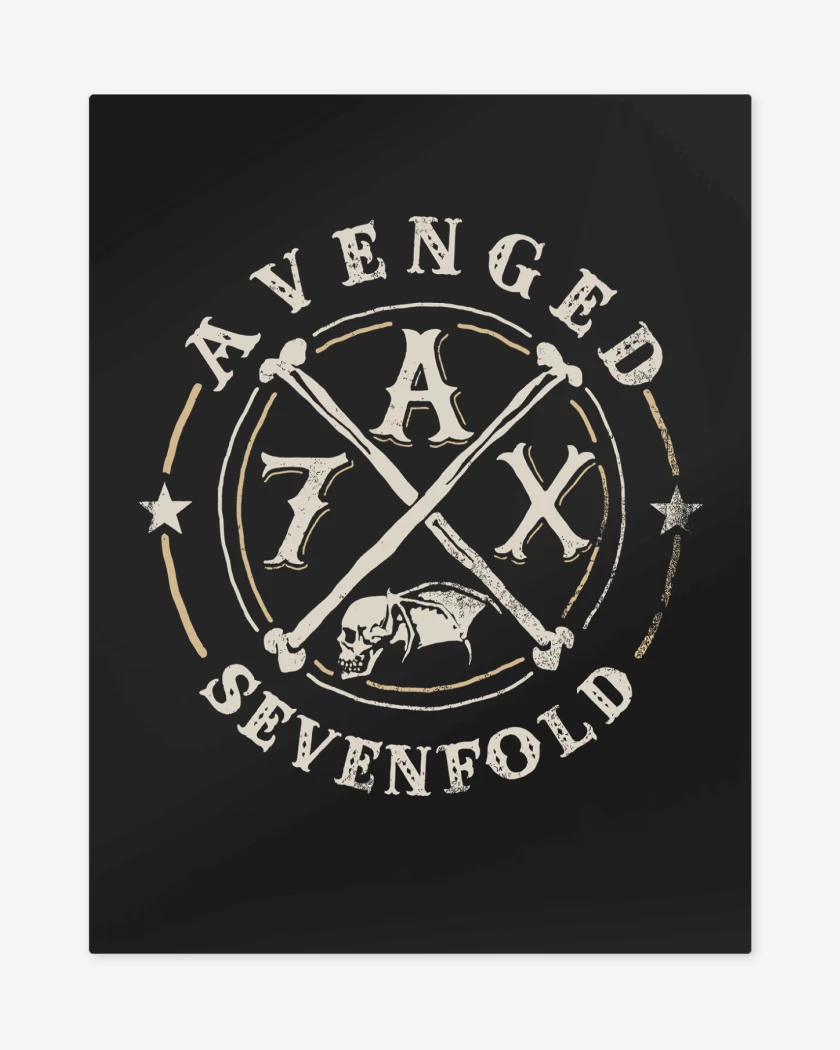 Print metalico Avenged Sevenfold A7X