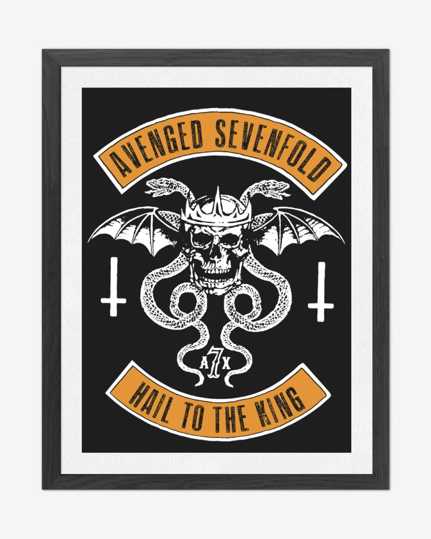 Cuadro decorativo Avenged Sevenfold Hail to the King