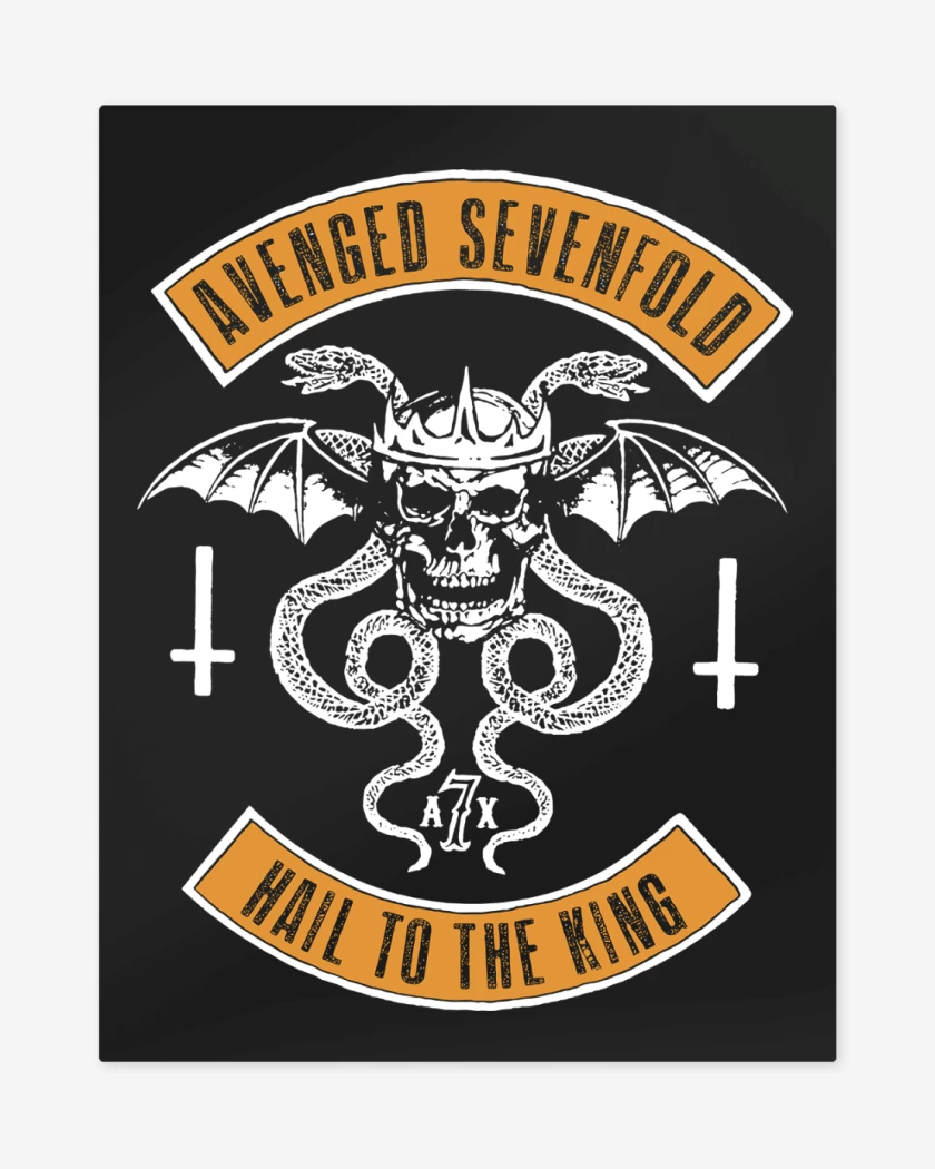 Print metalico Avenged Sevenfold Hail to the King